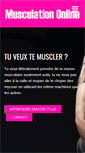 Mobile Screenshot of musculation-online.fr